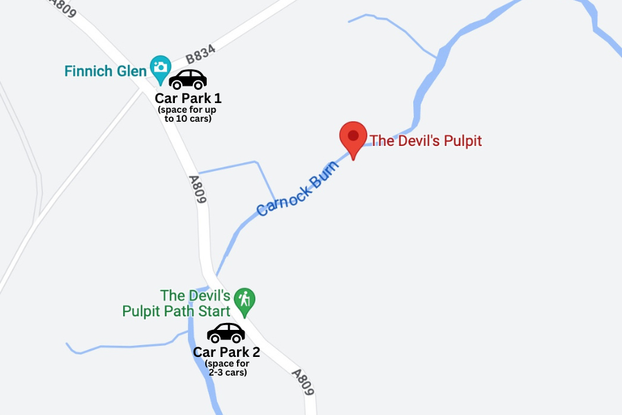 Devil's Pulpit Parking