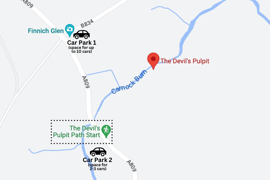 How to get to the Devil's Pulpit