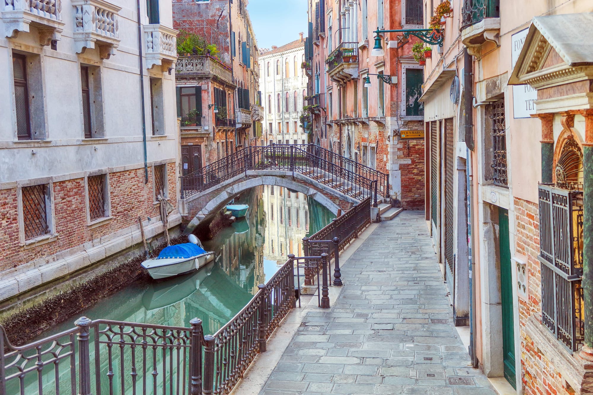 Narrow Streets In Venice