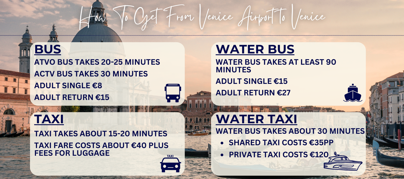 How To Get From Venice Airport To Venice