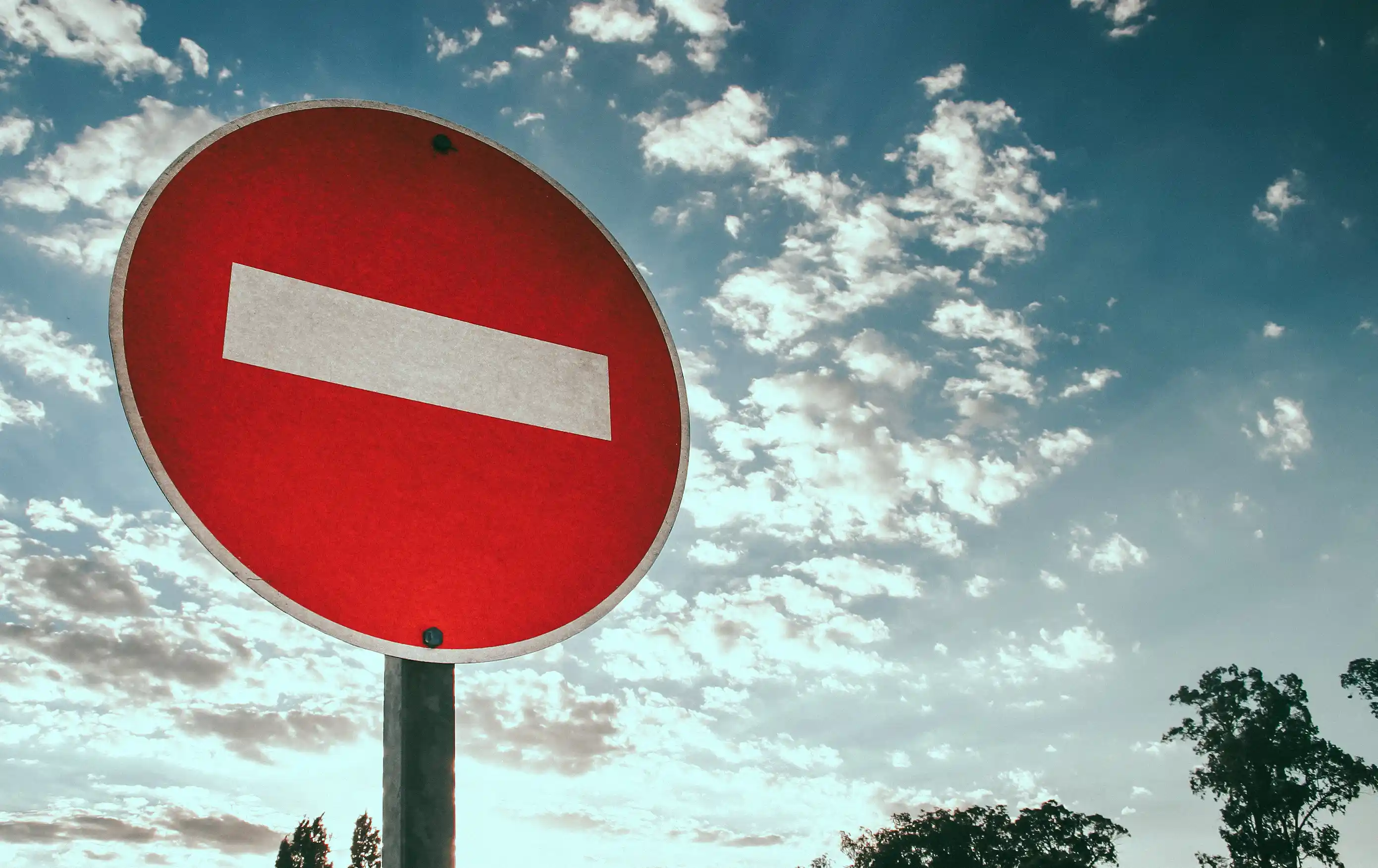 No Entry Sign in Morocco