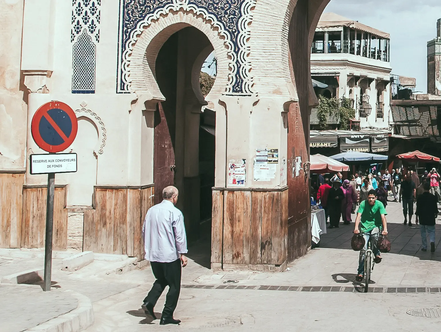 No Parking Sign in Morocco