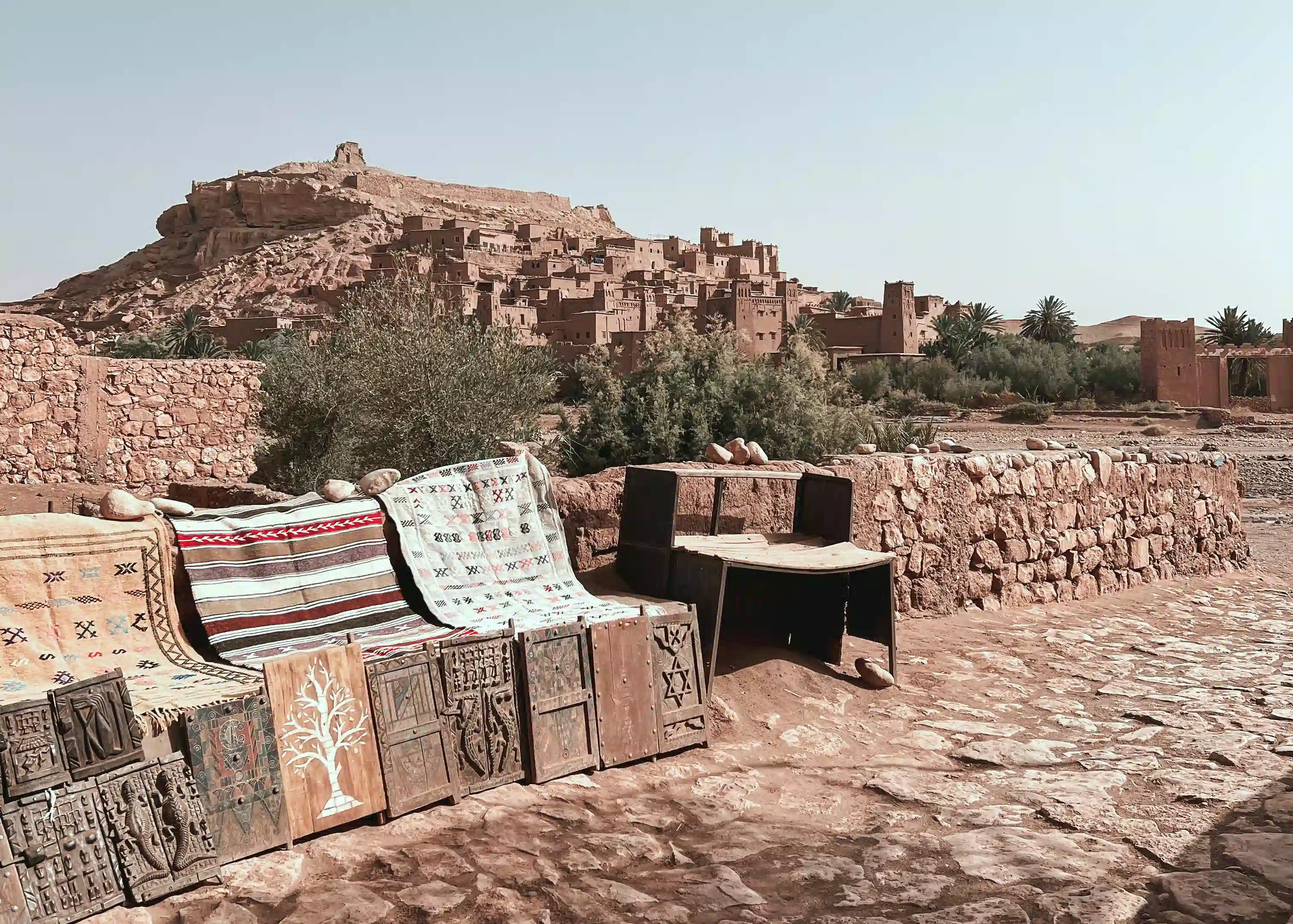 The tourist shops at Ait Ben Haddou.