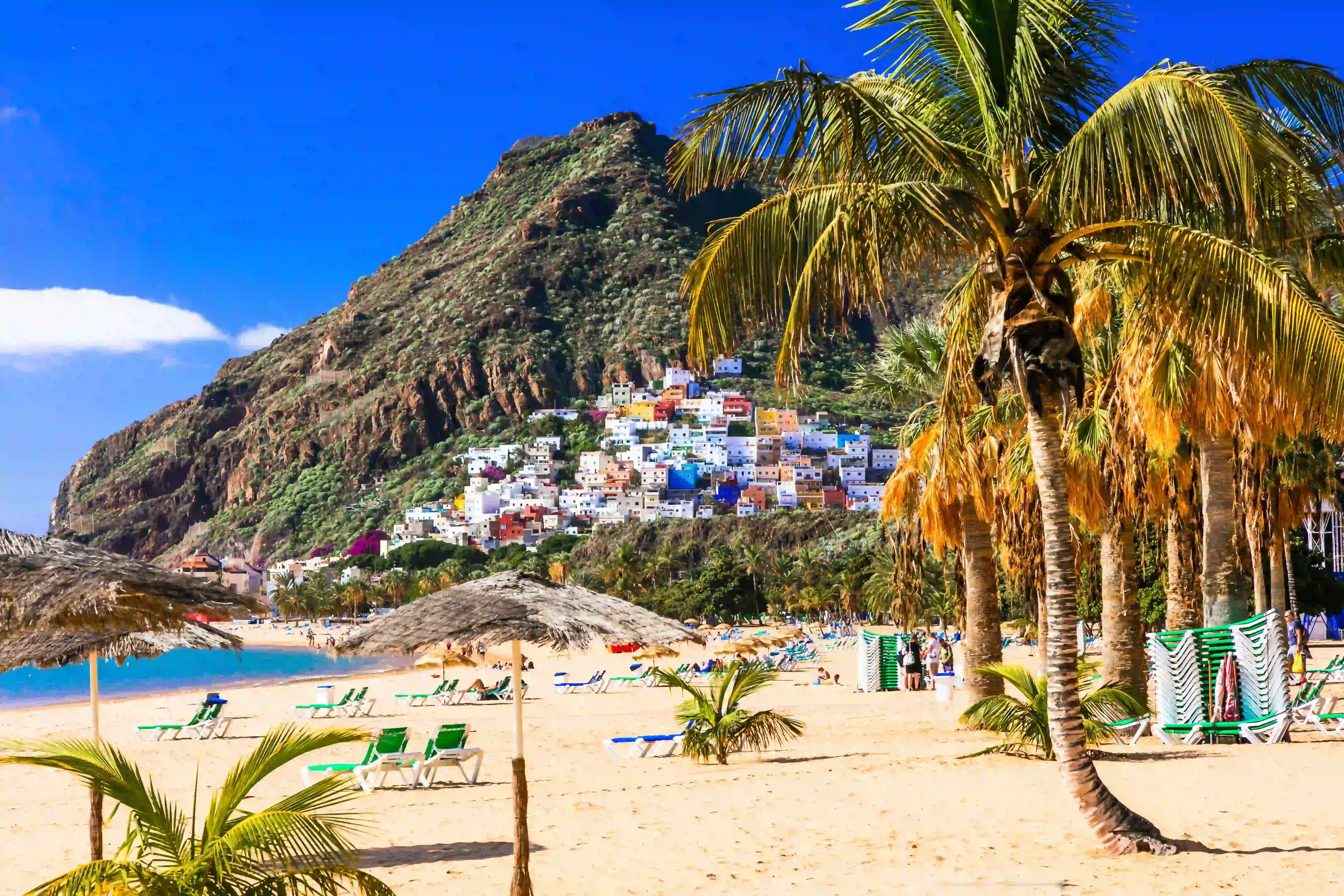 Las Teresitas beach near Santa Cruz, Tenerife.