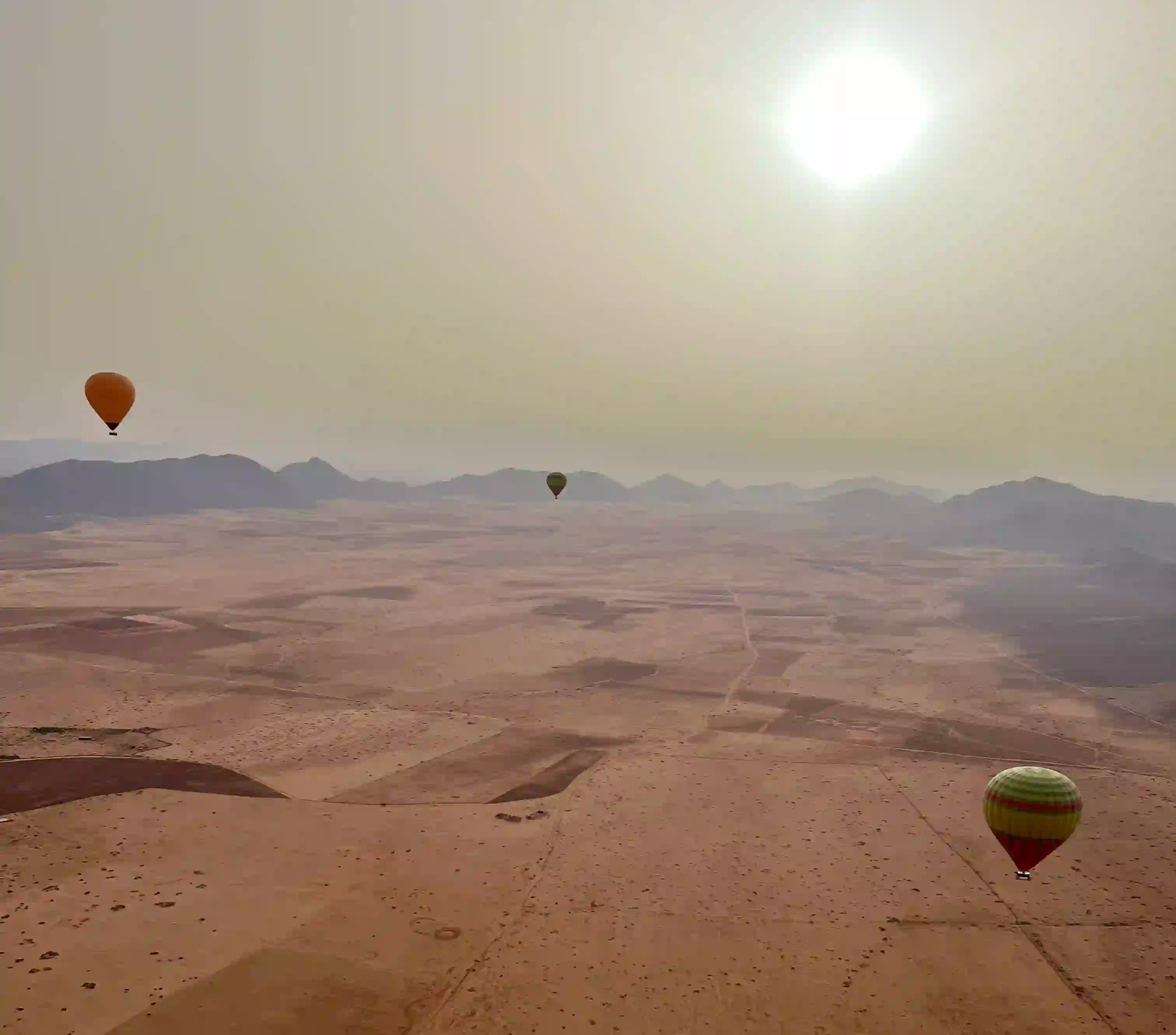 Hot Air Balloon in Northern Marrakech.