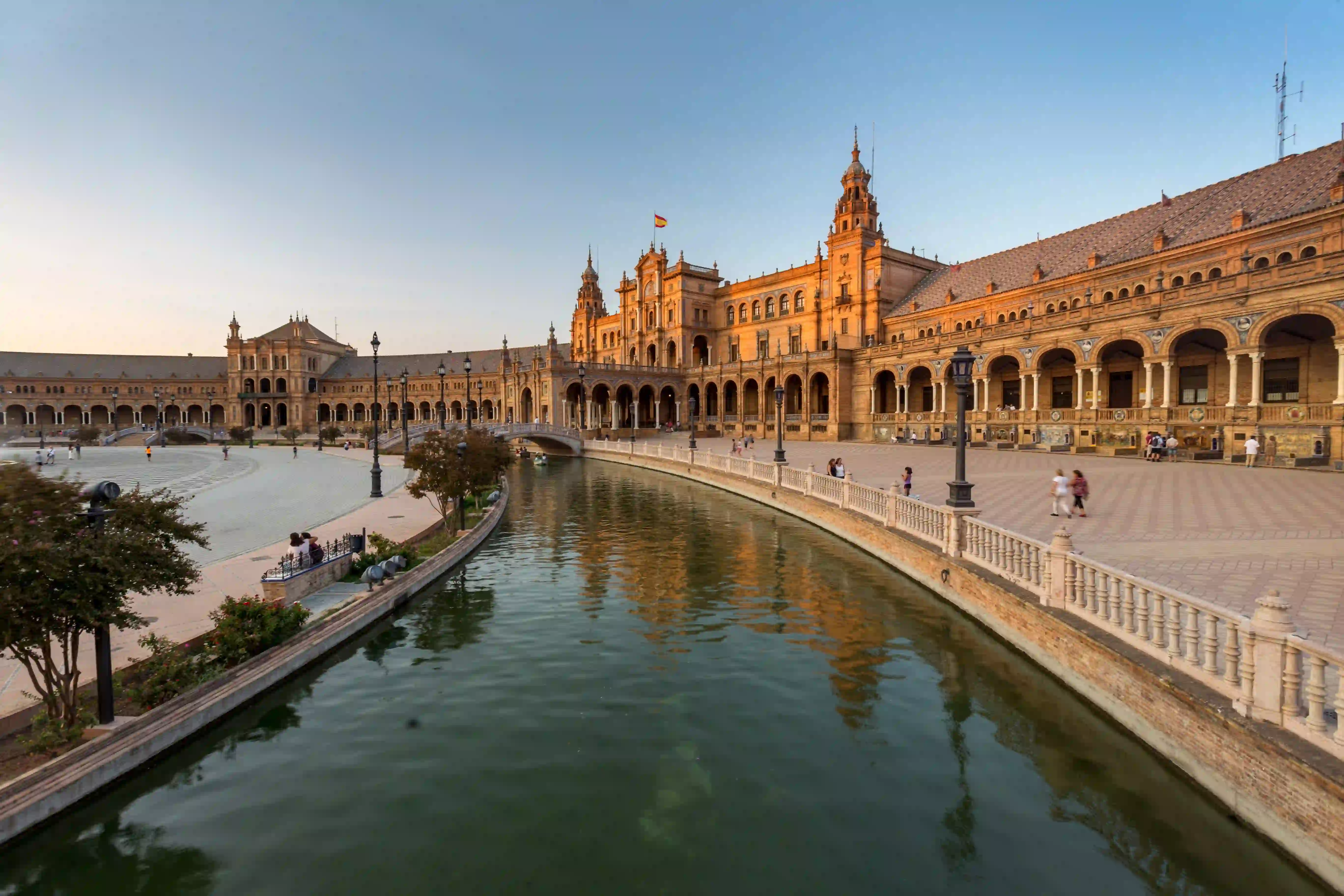 Plaza de España, Seville, Spain.