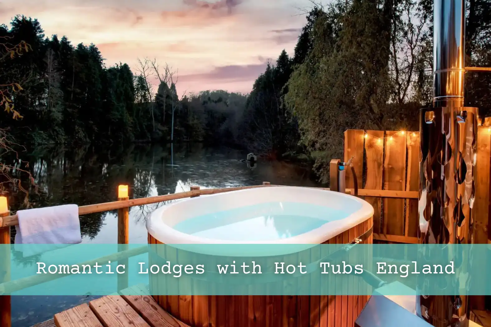 The Shepherd's Keep Hot Tub with views of the l at the Shepherd's Hut Retreat.